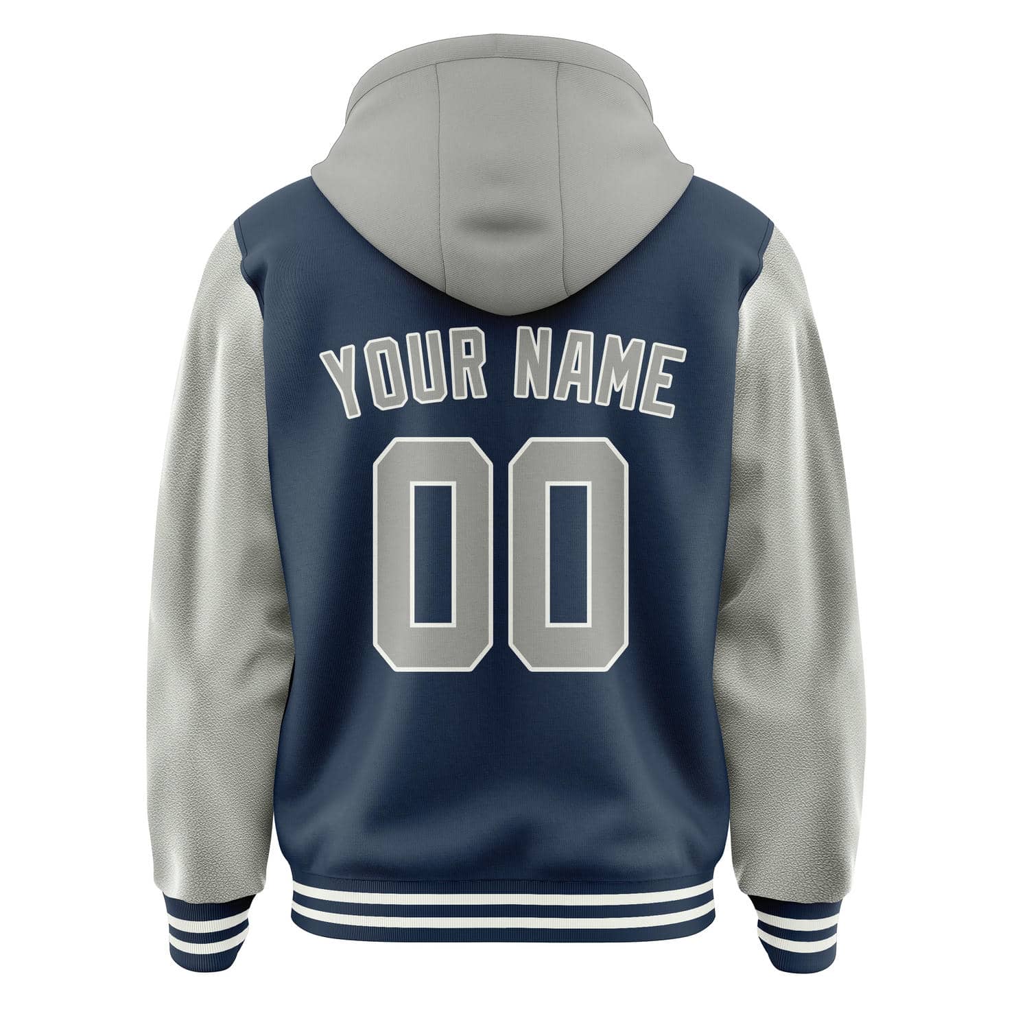 Maßgeschneidertes Marineblau Grau Jacke