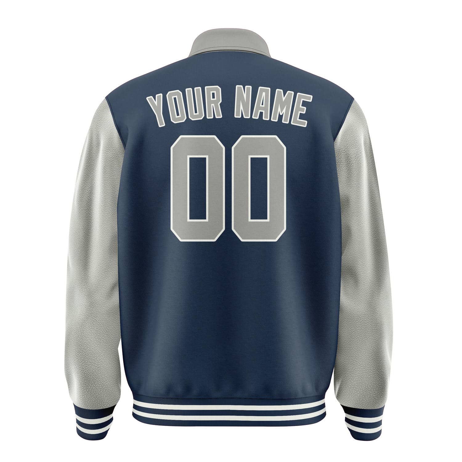 Maßgeschneidertes Marineblau Grau Jacke