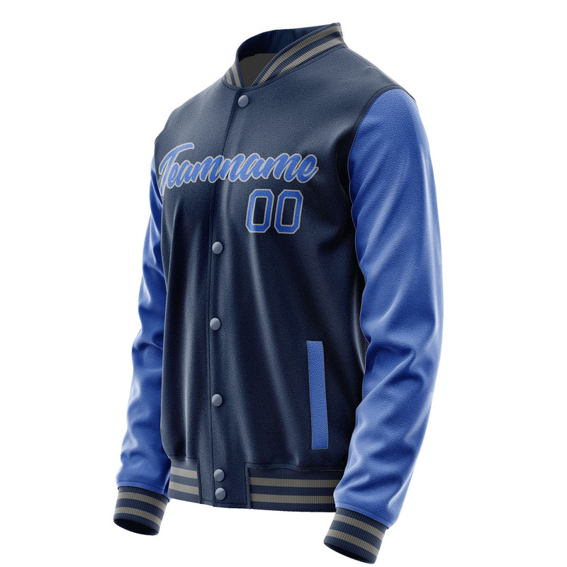 Maßgeschneidertes Marineblau Himmelblau Jacke Ja1010091004B20409