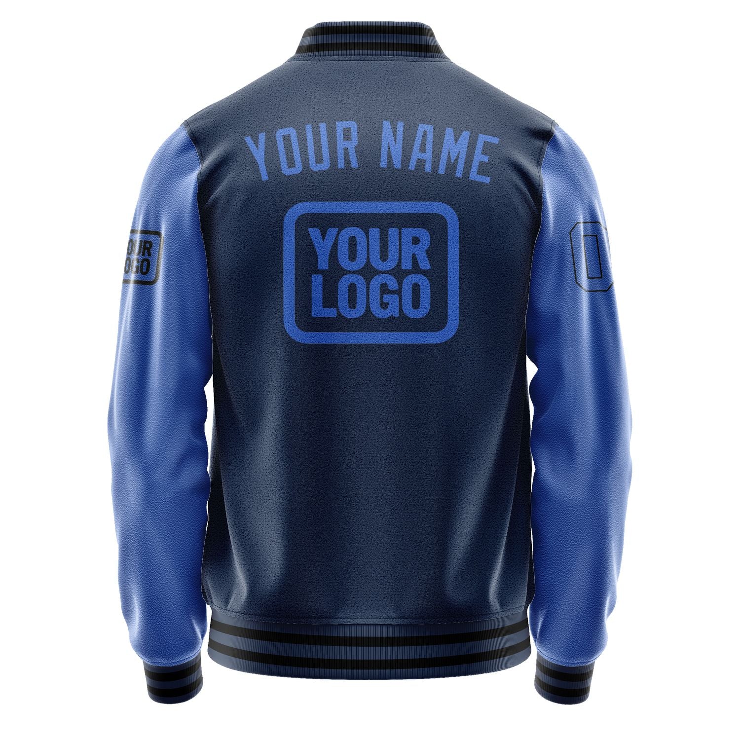Maßgeschneidertes Marineblau Himmelblau Jacke JA101009101717090917