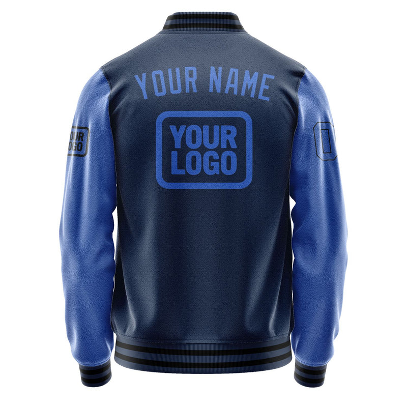 Maßgeschneidertes Marineblau Himmelblau Jacke JA101009101717090917