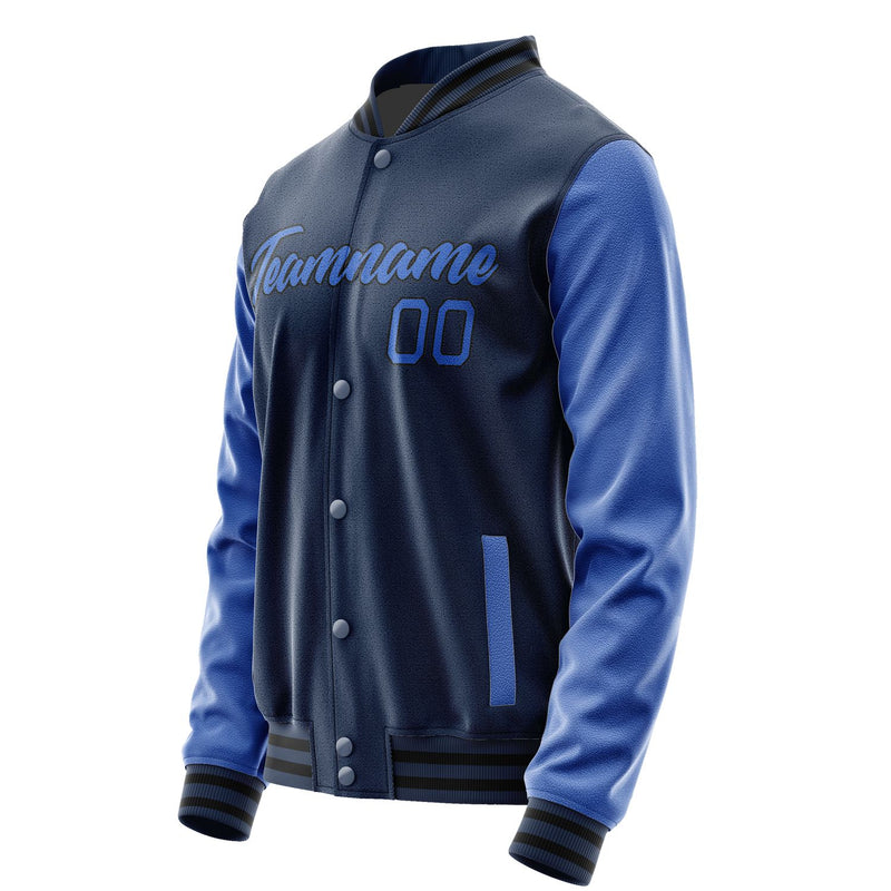 Maßgeschneidertes Marineblau Himmelblau Jacke Ja1010091017B21709
