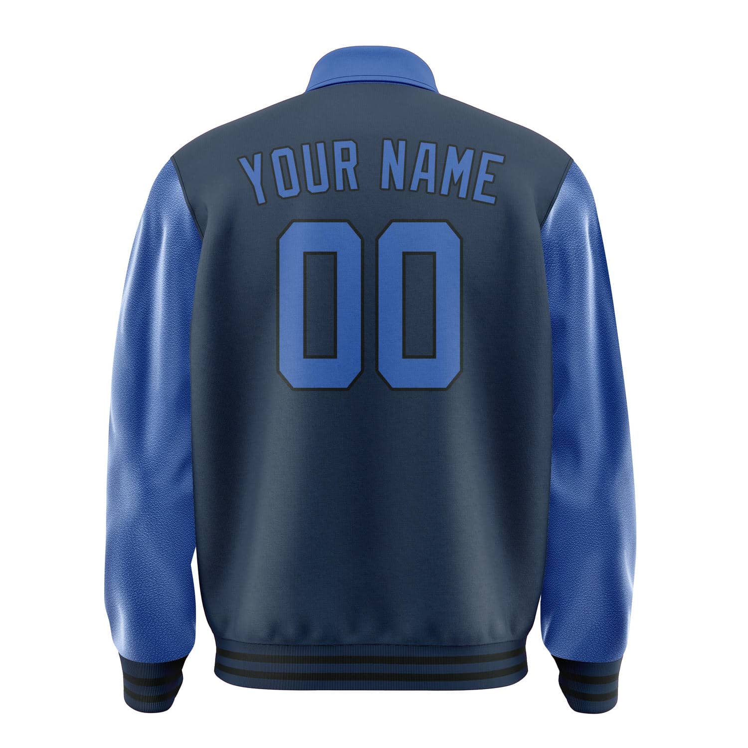 Maßgeschneidertes Marineblau Himmelblau Jacke