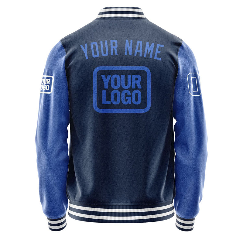 Maßgeschneidertes Marineblau Himmelblau Jacke JA101009101818090918
