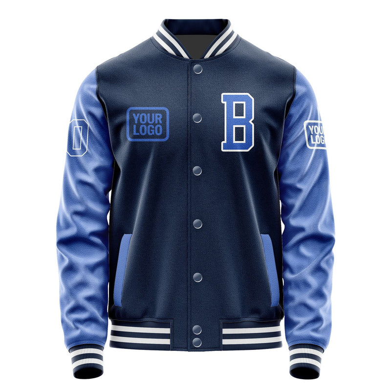 Maßgeschneidertes Marineblau Himmelblau Jacke JA101009101818090918