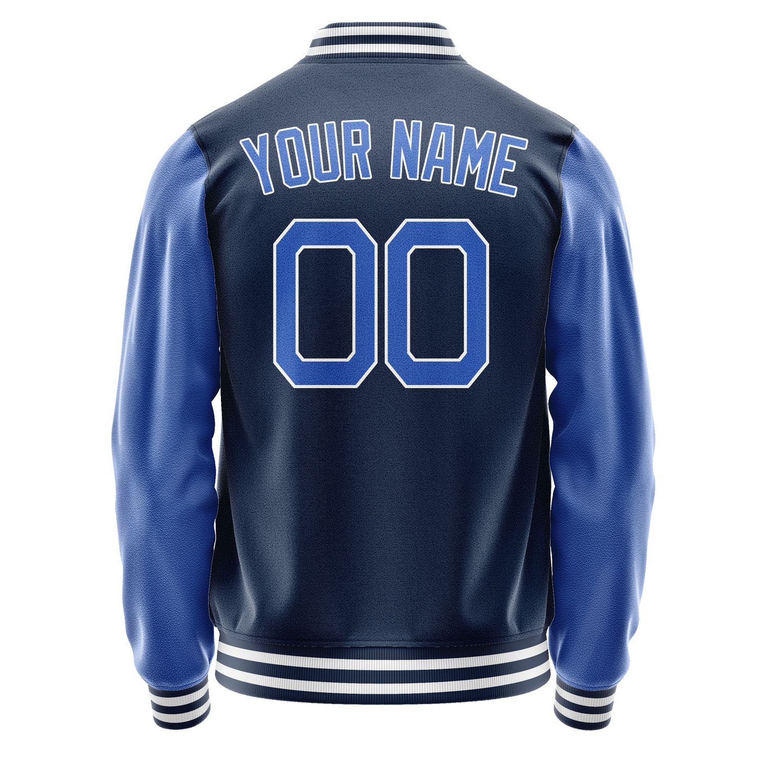 Maßgeschneidertes Marineblau Himmelblau Jacke Ja1010091018B21809
