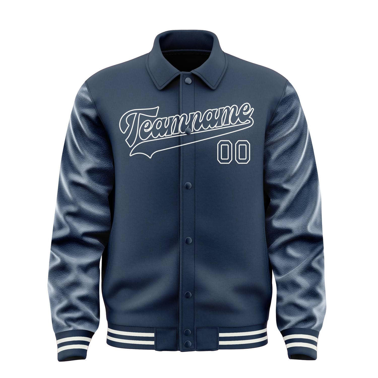 Maßgeschneidertes Marineblau Marineblau Jacke