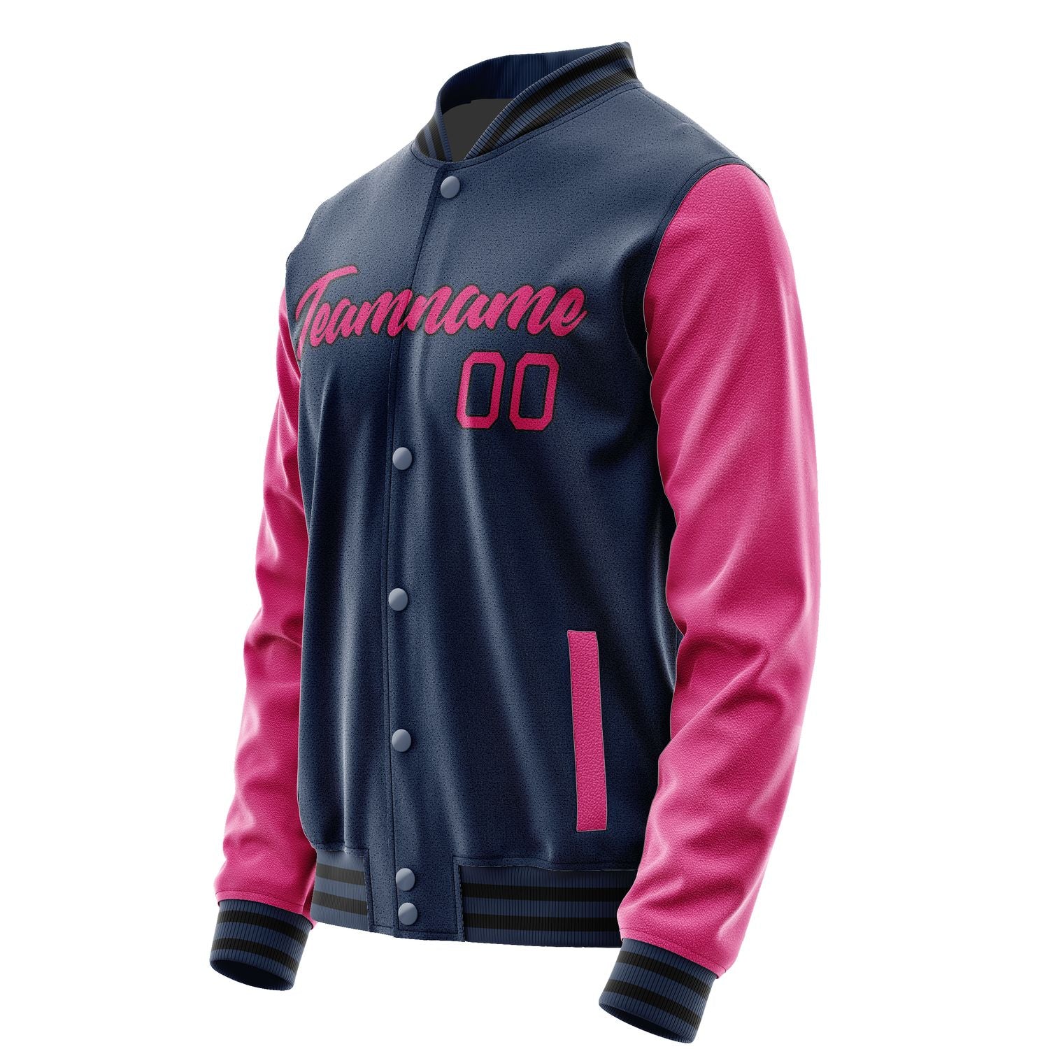 Maßgeschneidertes Marineblau Rosarot Jacke Ja1010131017B21713