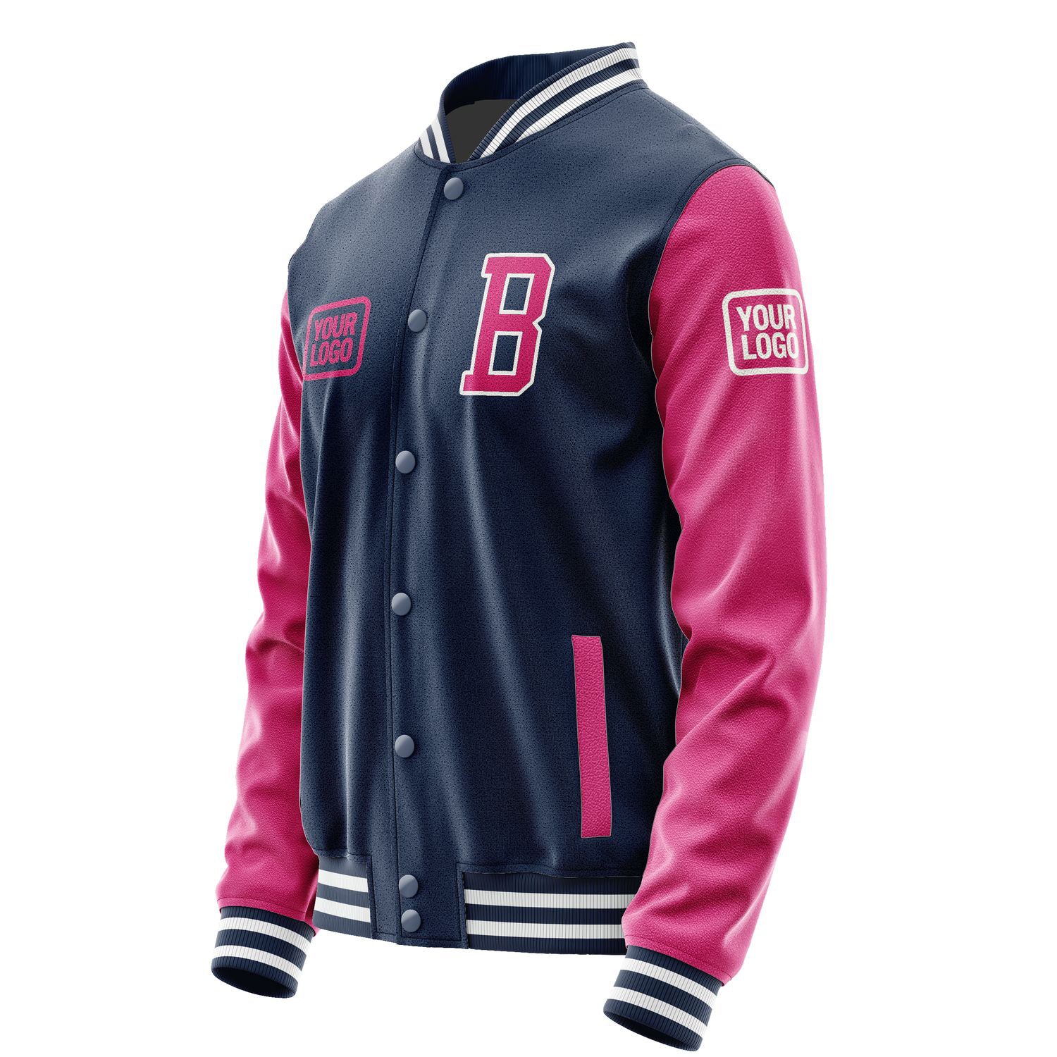 Maßgeschneidertes Marineblau Rosarot Jacke JA101013101818131318