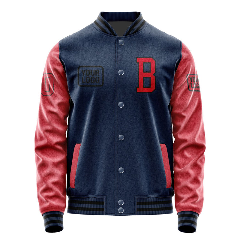 Maßgeschneidertes Marineblau Rot Jacke JA101014101717141417