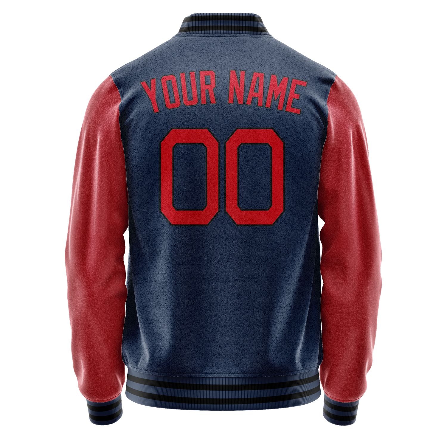 Maßgeschneidertes Marineblau Rot Jacke Ja1010141017B21714