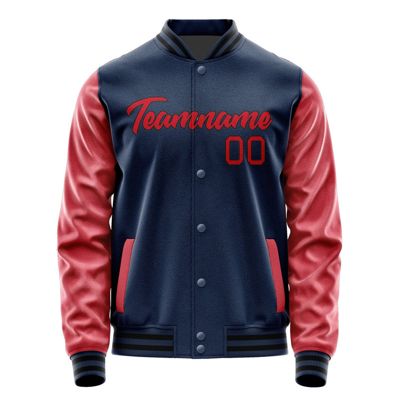 Maßgeschneidertes Marineblau Rot Jacke Ja1010141017B21714