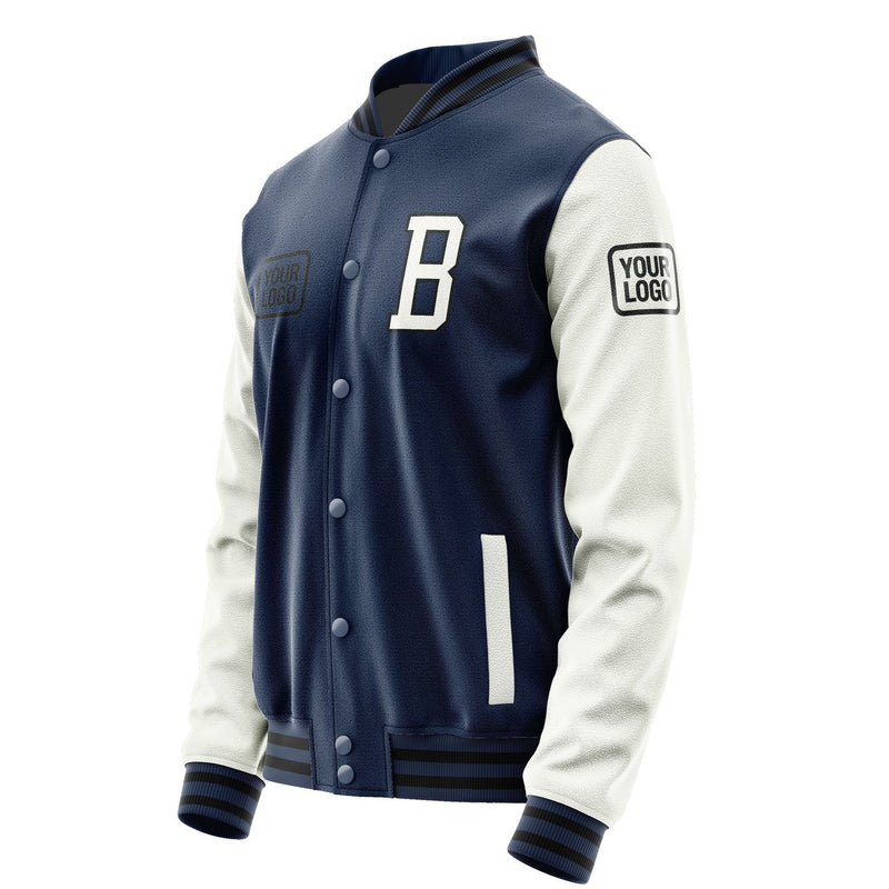 Maßgeschneidertes Marineblau Weiß Jacke JA101018101717181817