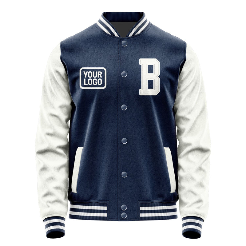 Maßgeschneidertes Marineblau Weiß Jacke JA101018101818181818