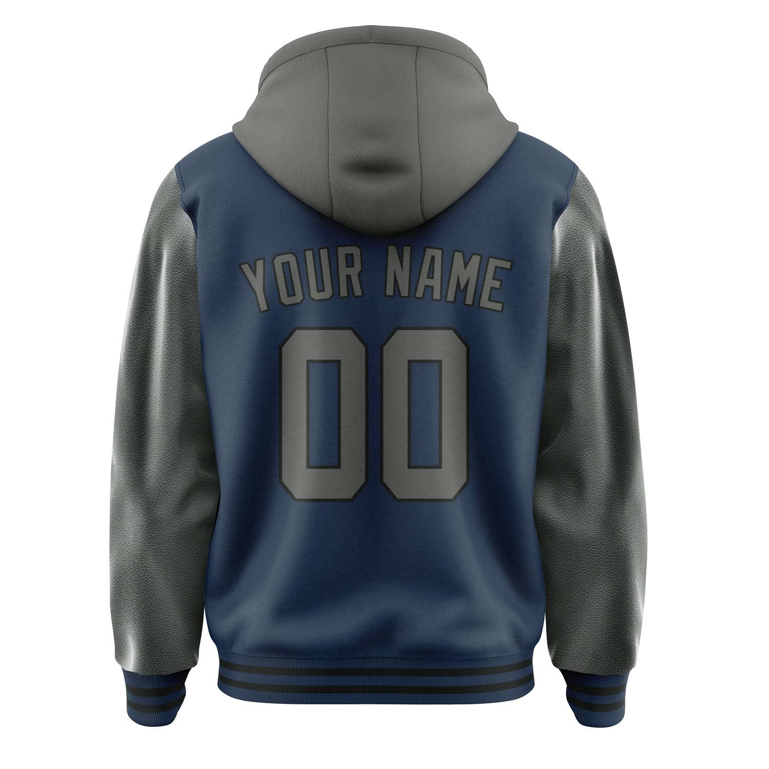 Maßgeschneidertes Marineblau Dunkelgrau Jacke