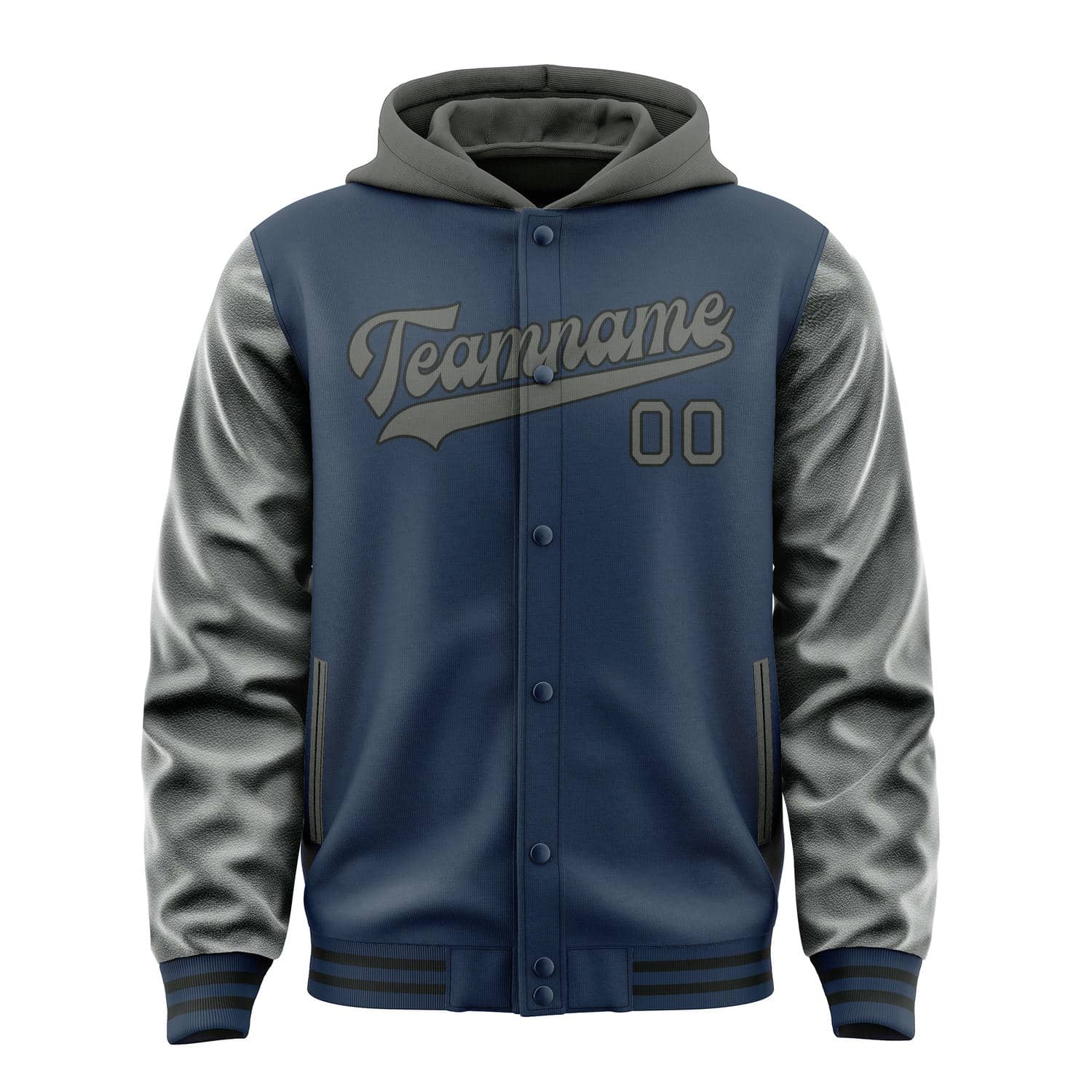 Maßgeschneidertes Marineblau Dunkelgrau Jacke