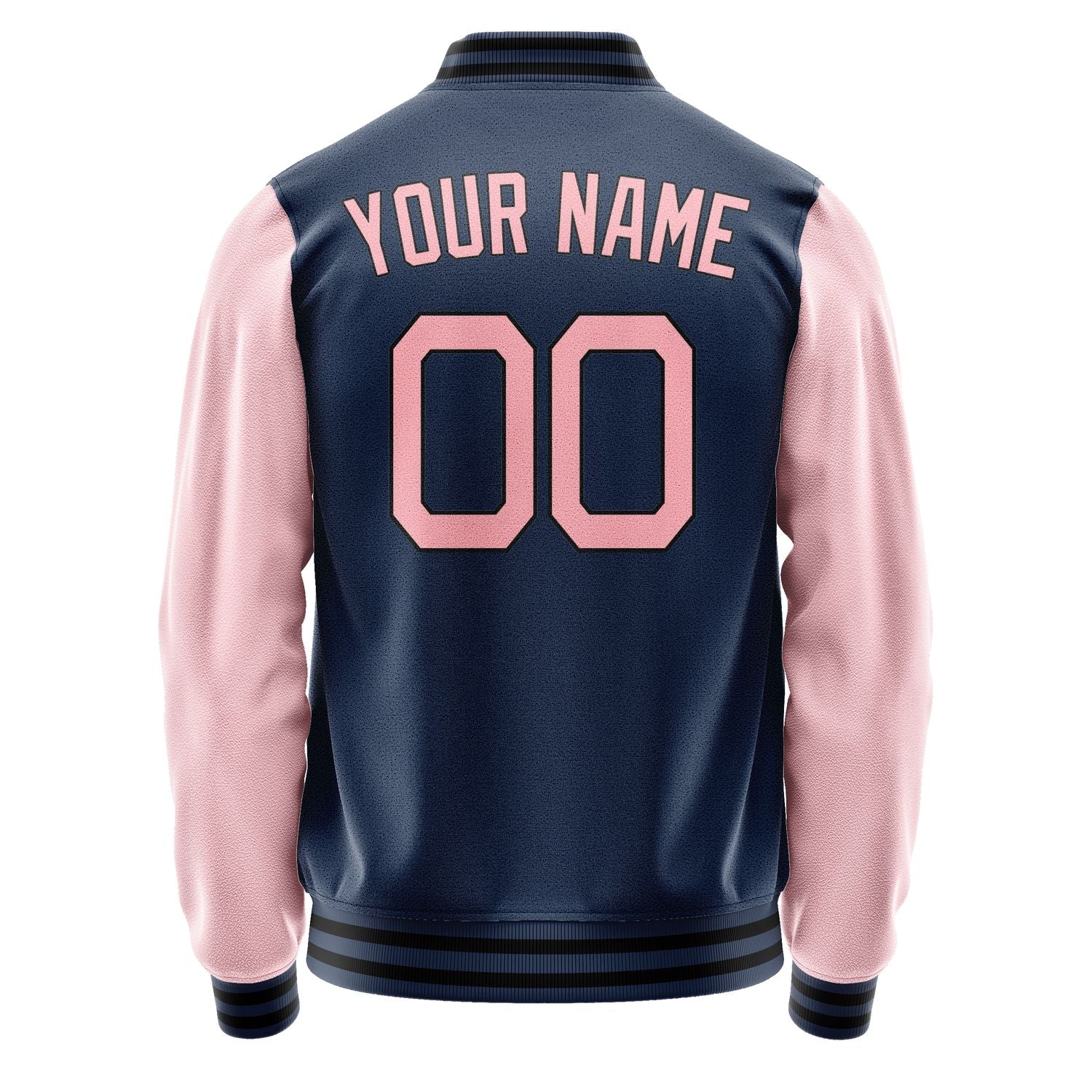 Maßgeschneidertes Marineblau Rosa Jacke Ja1010211017B21721