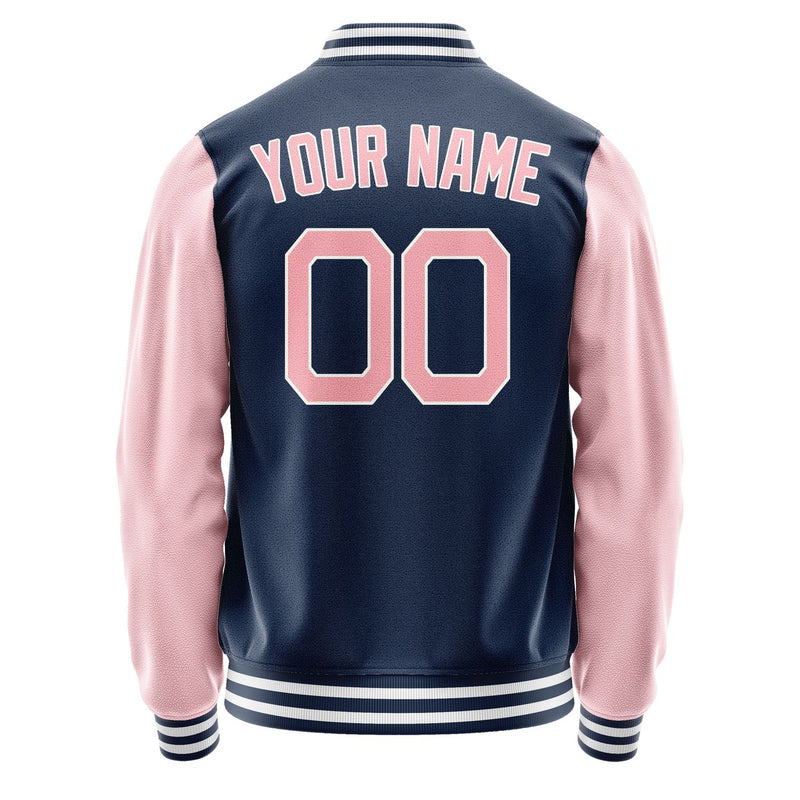 Maßgeschneidertes Marineblau Rosa Jacke Ja1010211018B21821