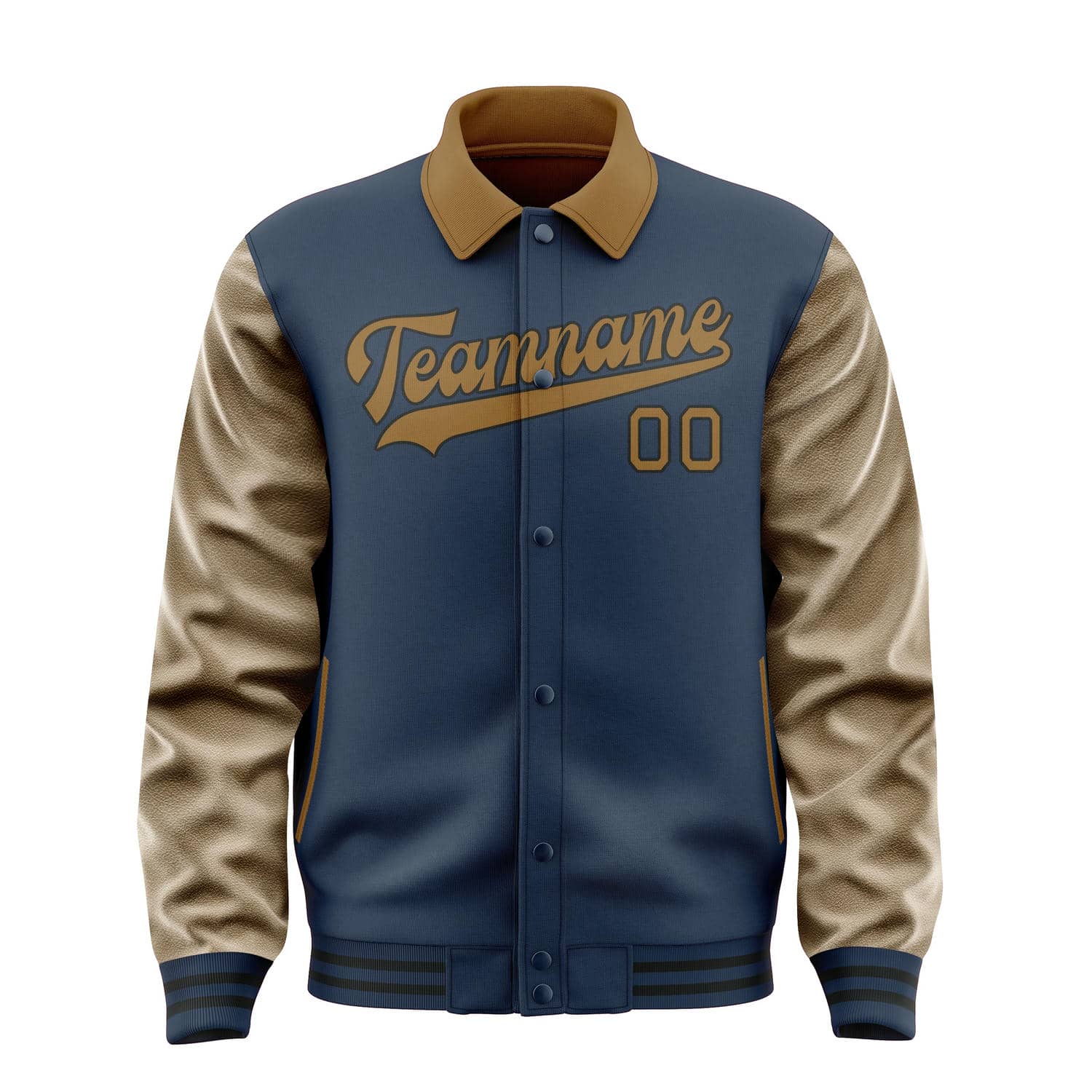 Maßgeschneidertes Marineblau Khaki Jacke