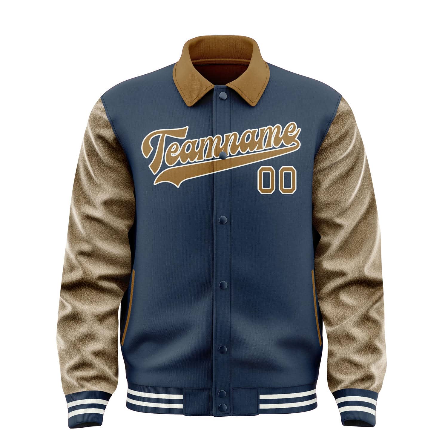 Maßgeschneidertes Marineblau Khaki Jacke