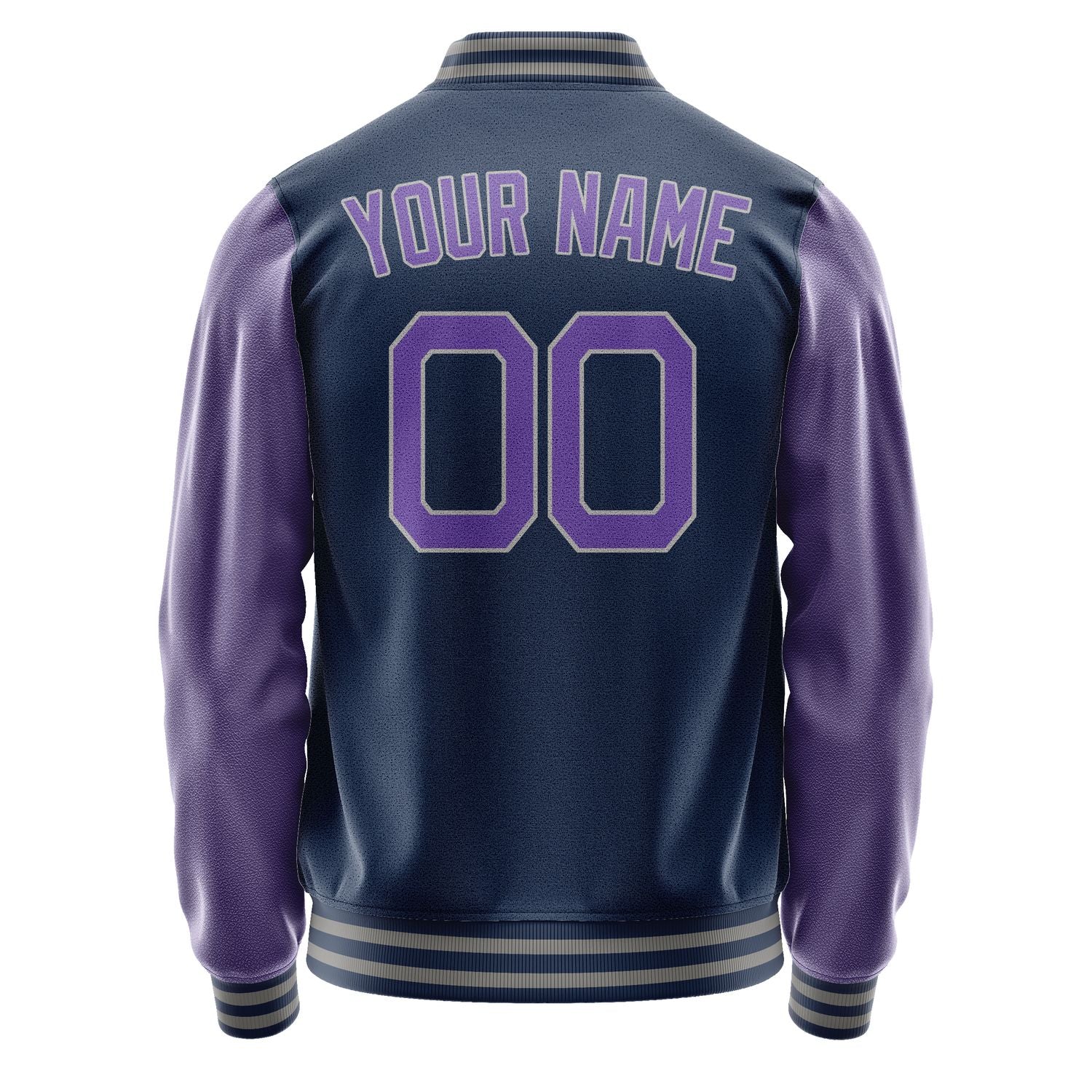 Maßgeschneidertes Marineblau Lavendel Jacke Ja1010231004B20423