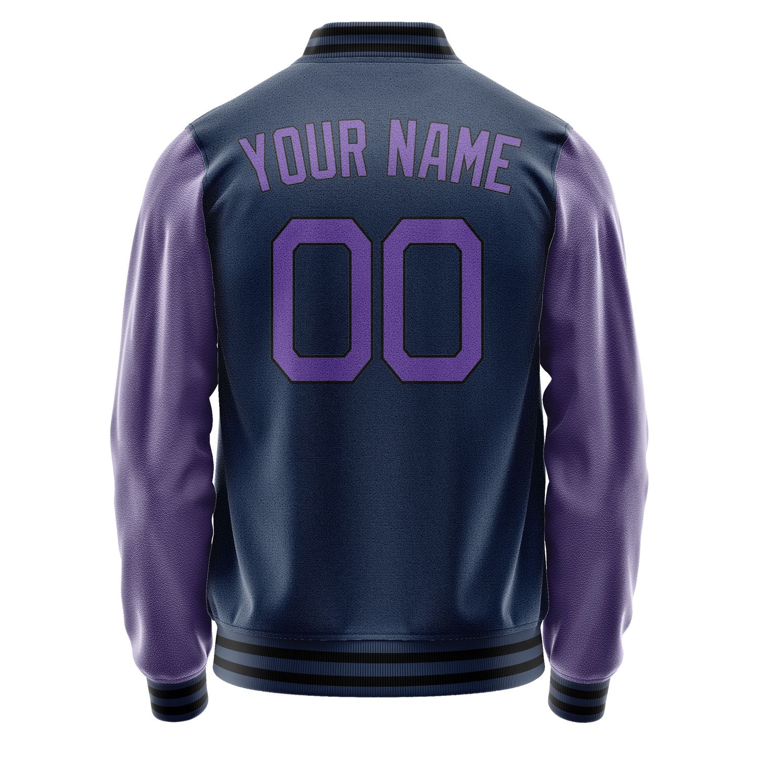 Maßgeschneidertes Marineblau Lavendel Jacke Ja1010231017B21723