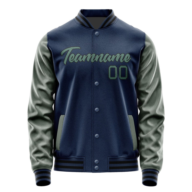 Maßgeschneidertes Marineblau Blaugrün Jacke Ja1010271017B21727
