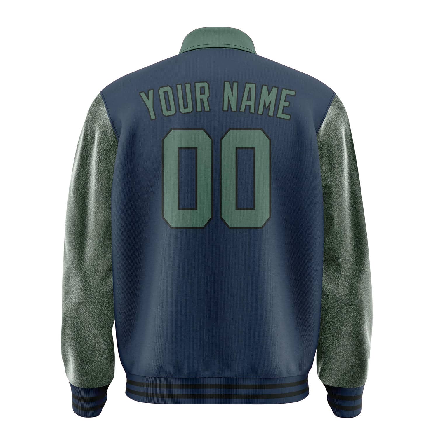 Maßgeschneidertes Marineblau Blaugrün Jacke