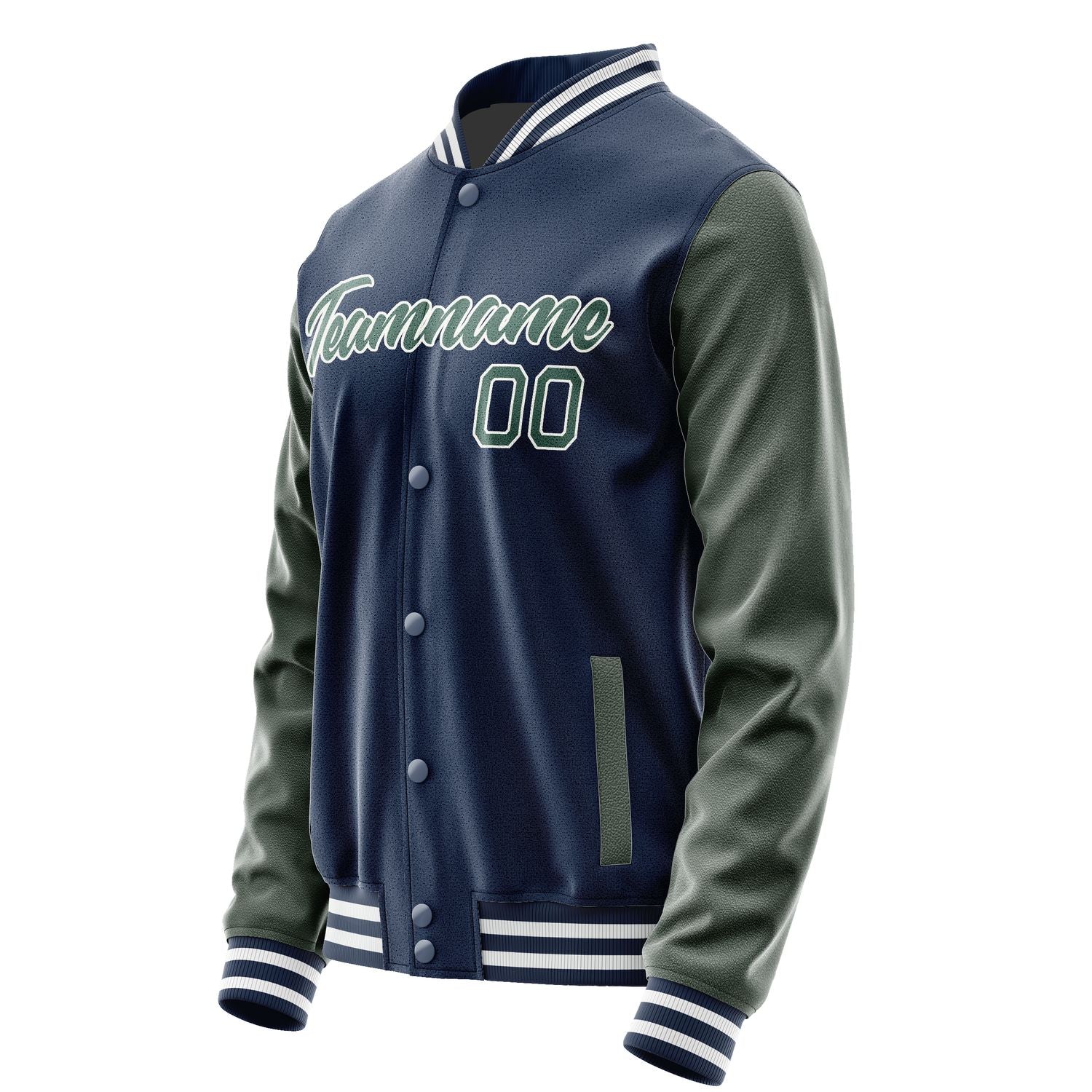 Maßgeschneidertes Marineblau Blaugrün Jacke Ja1010271018B21827