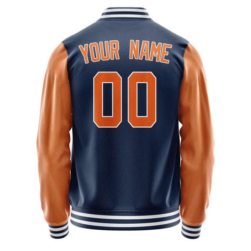 Maßgeschneidertes Marineblau Orange Jacke JA1010281018B31828
