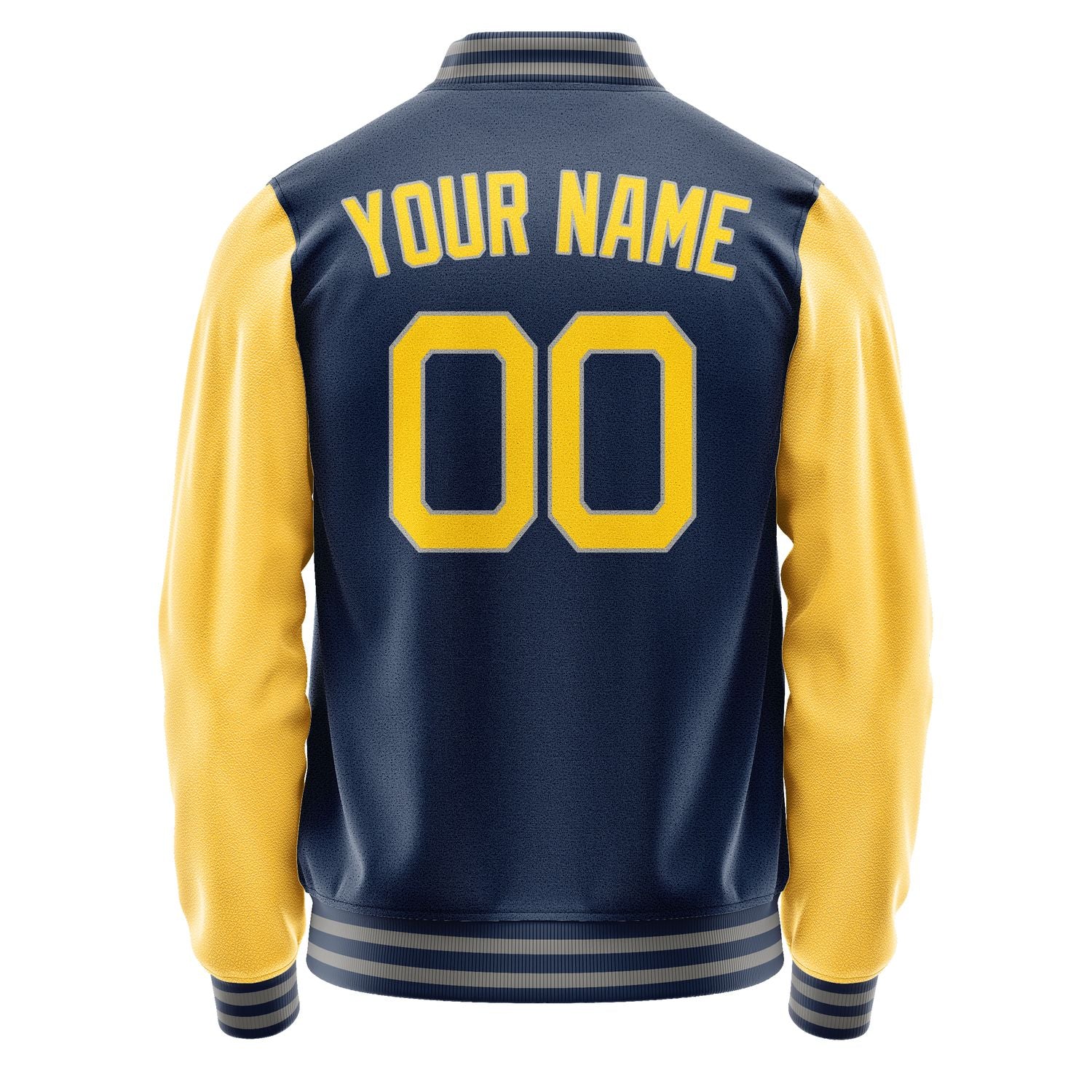 Maßgeschneidertes Marineblau Gold Jacke Ja1010301004B20430