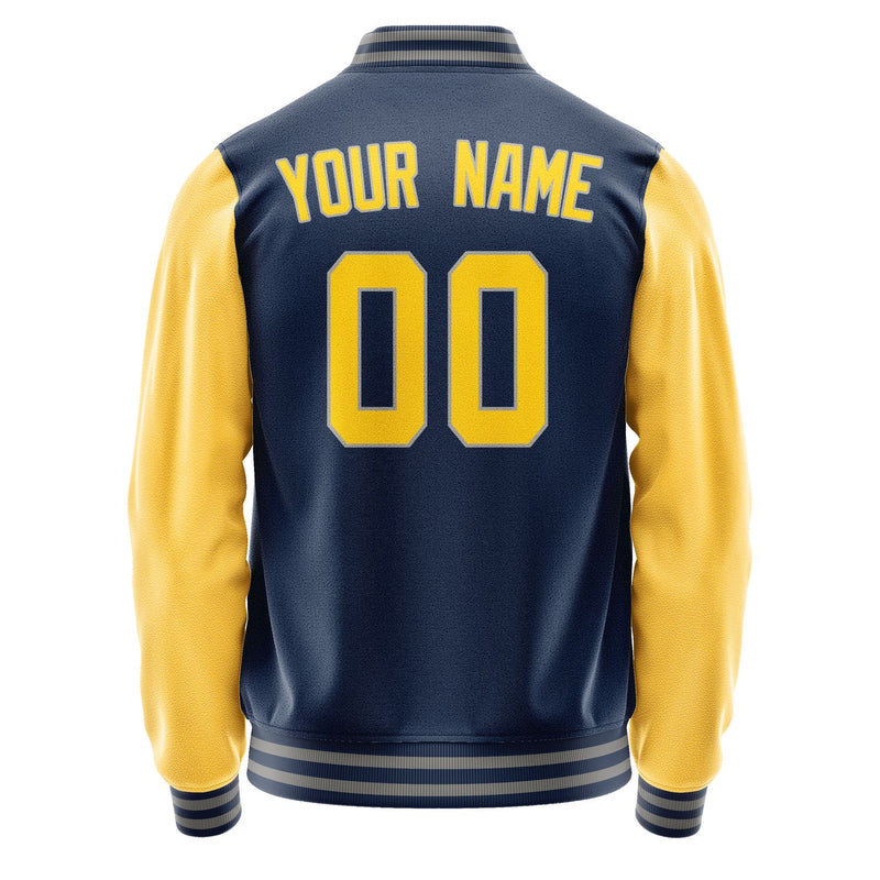 Maßgeschneidertes Marineblau Gold Jacke JA1010301004B30430