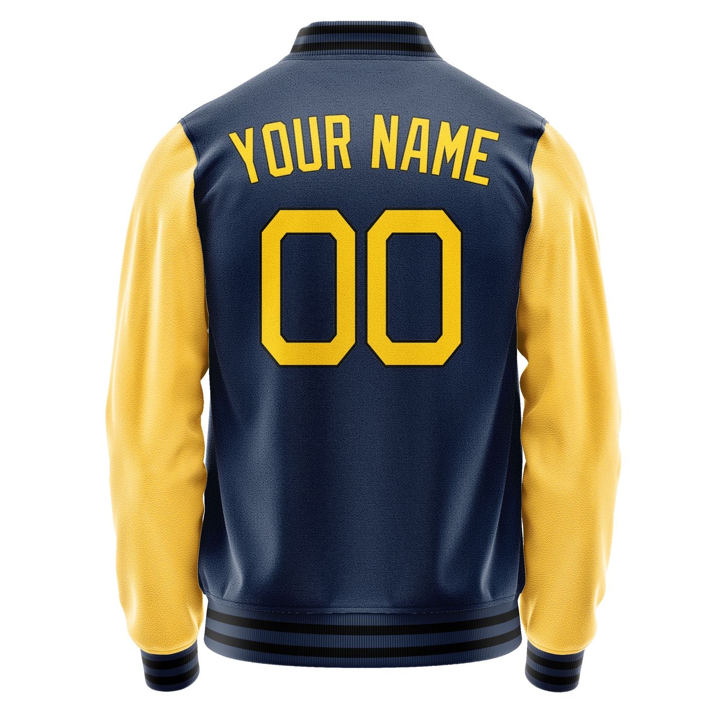 Maßgeschneidertes Marineblau Gold Jacke Ja1010301017B21730