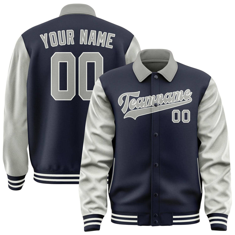 Maßgeschneidertes Stahlblau Grau Jacke JA111104111818040418