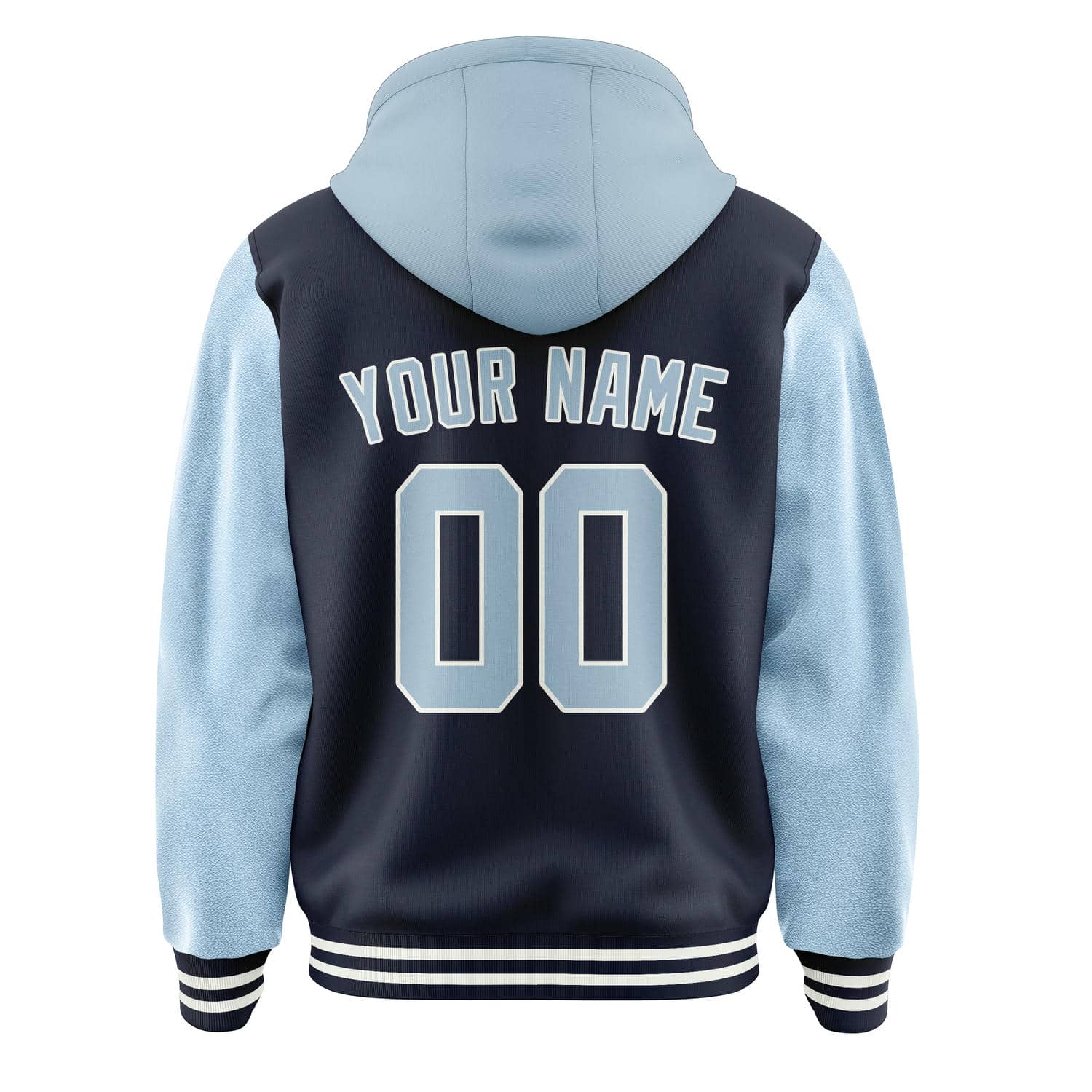 Maßgeschneidertes Stahlblau Hellblau Jacke