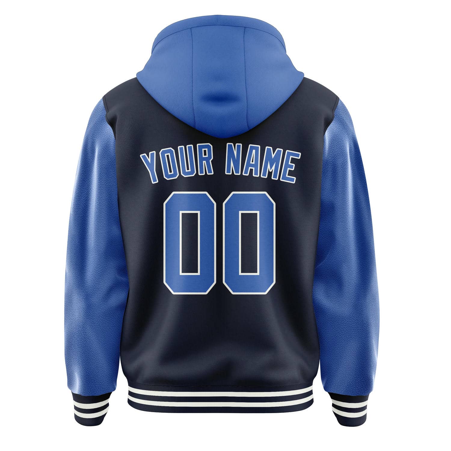 Maßgeschneidertes Stahlblau Himmelblau Jacke