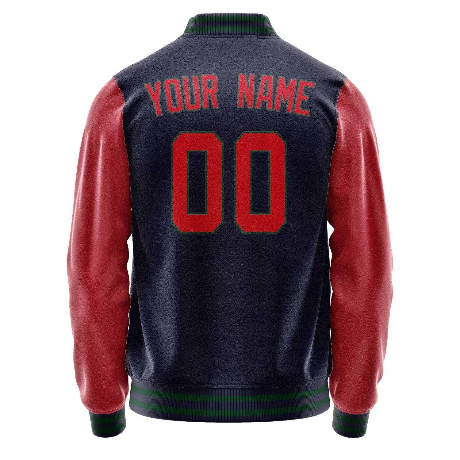 Maßgeschneidertes Stahlblau Rot Jacke JA1111141105B30514