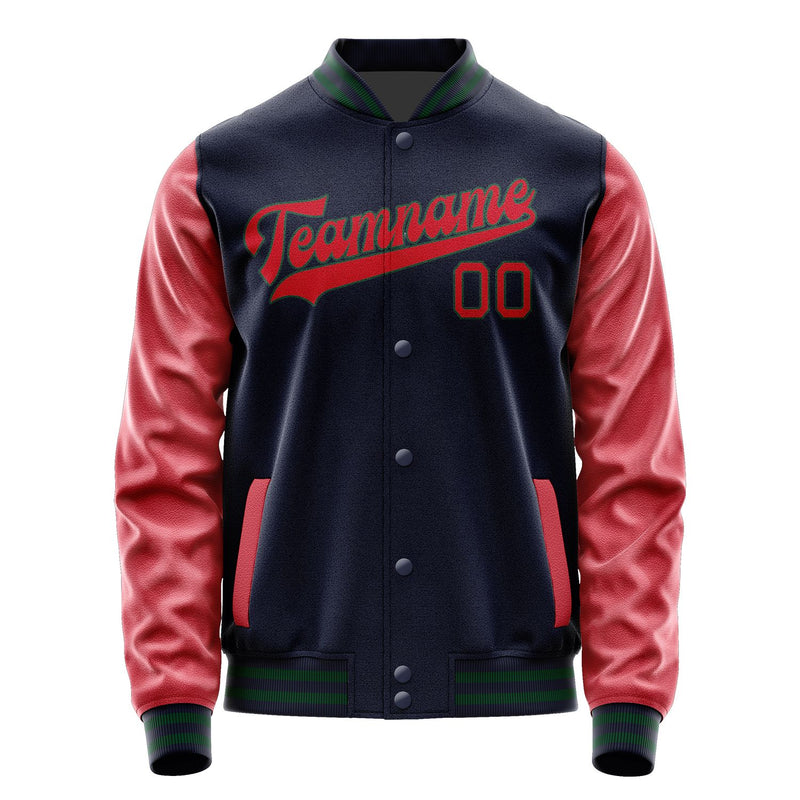 Maßgeschneidertes Stahlblau Rot Jacke JA1111141105B30514