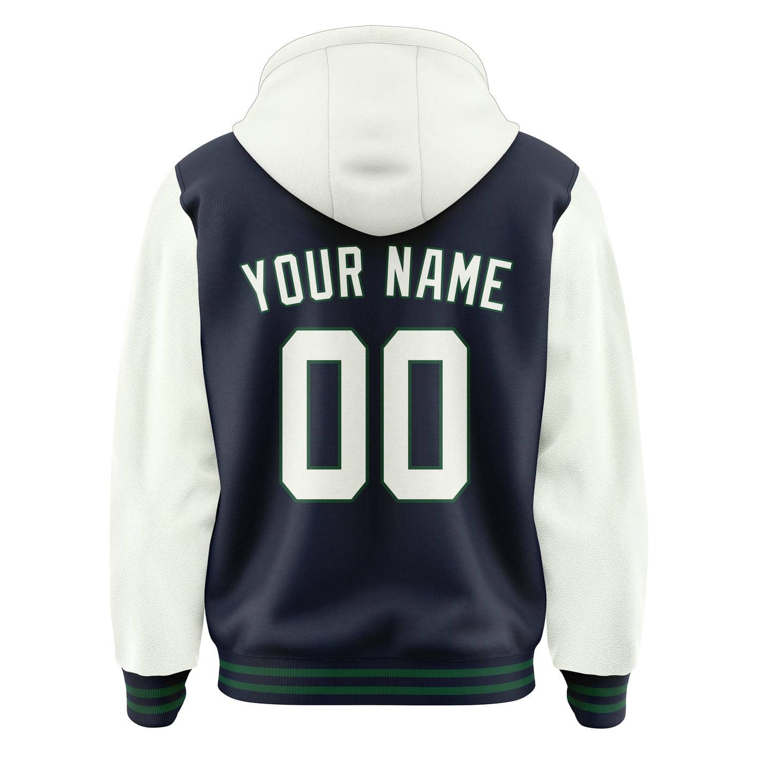 Maßgeschneidertes Stahlblau Weiß Jacke
