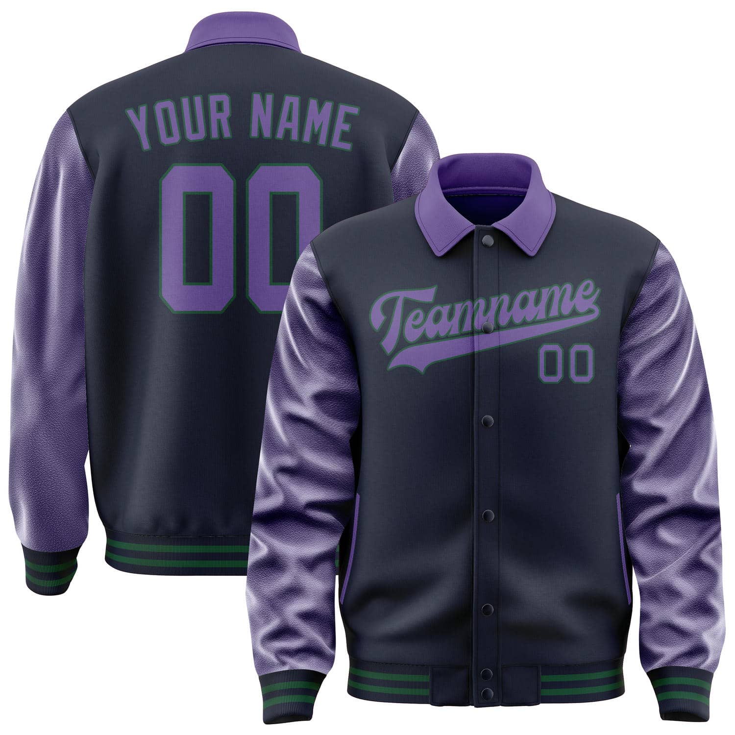 Maßgeschneidertes Stahlblau Lavendel Jacke JA111123110517232317