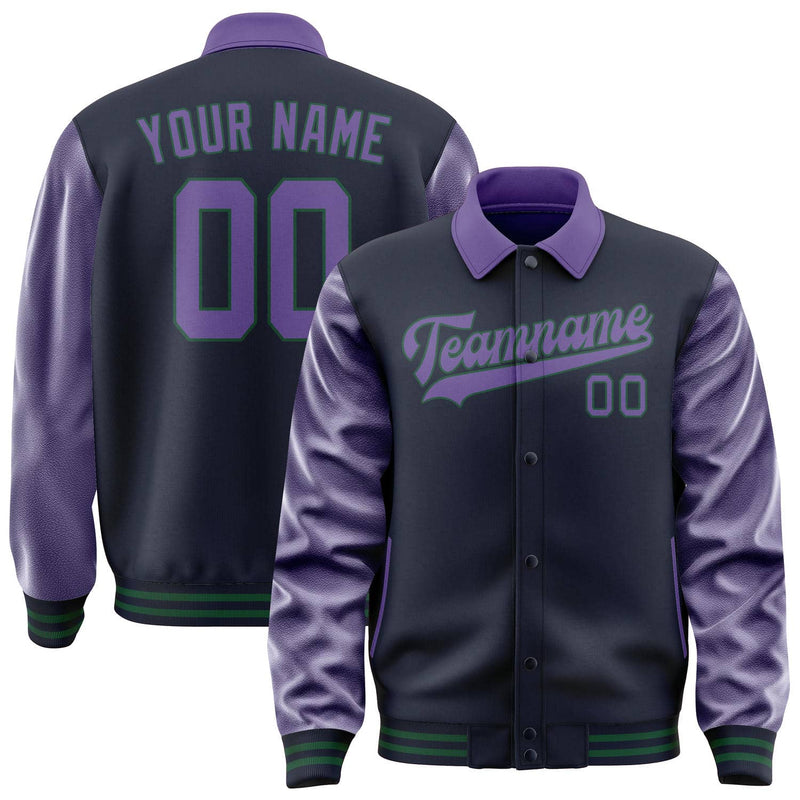 Maßgeschneidertes Stahlblau Lavendel Jacke JA111123110517232317