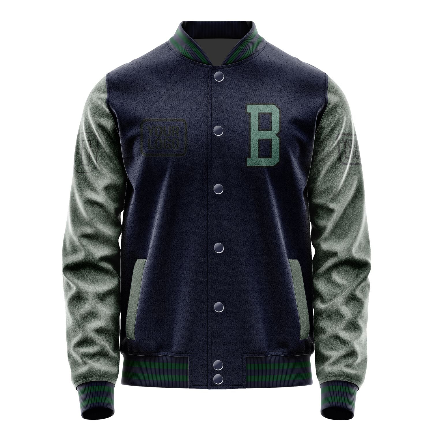 Maßgeschneidertes Stahlblau Blaugrün Jacke JA111127110517272717
