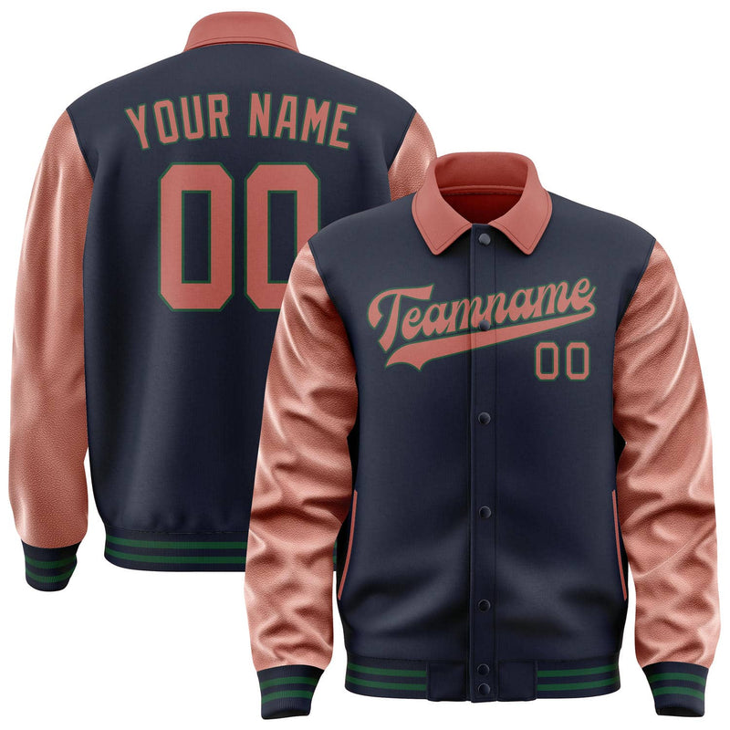 Maßgeschneidertes Stahlblau Kupferrose Jacke JA111129110517292917