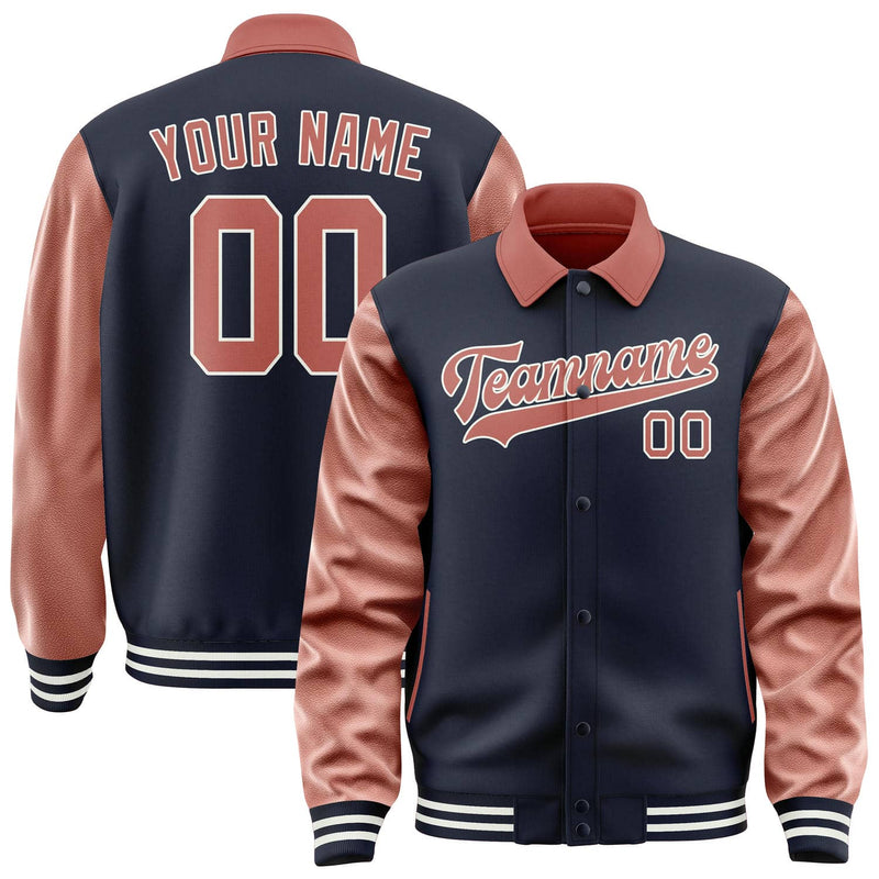 Maßgeschneidertes Stahlblau Kupferrose Jacke JA111129111818292918