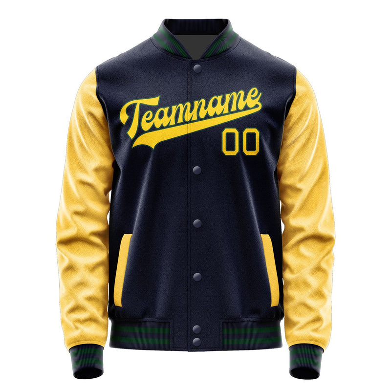 Maßgeschneidertes Stahlblau Gold Jacke JA1111301105B30530