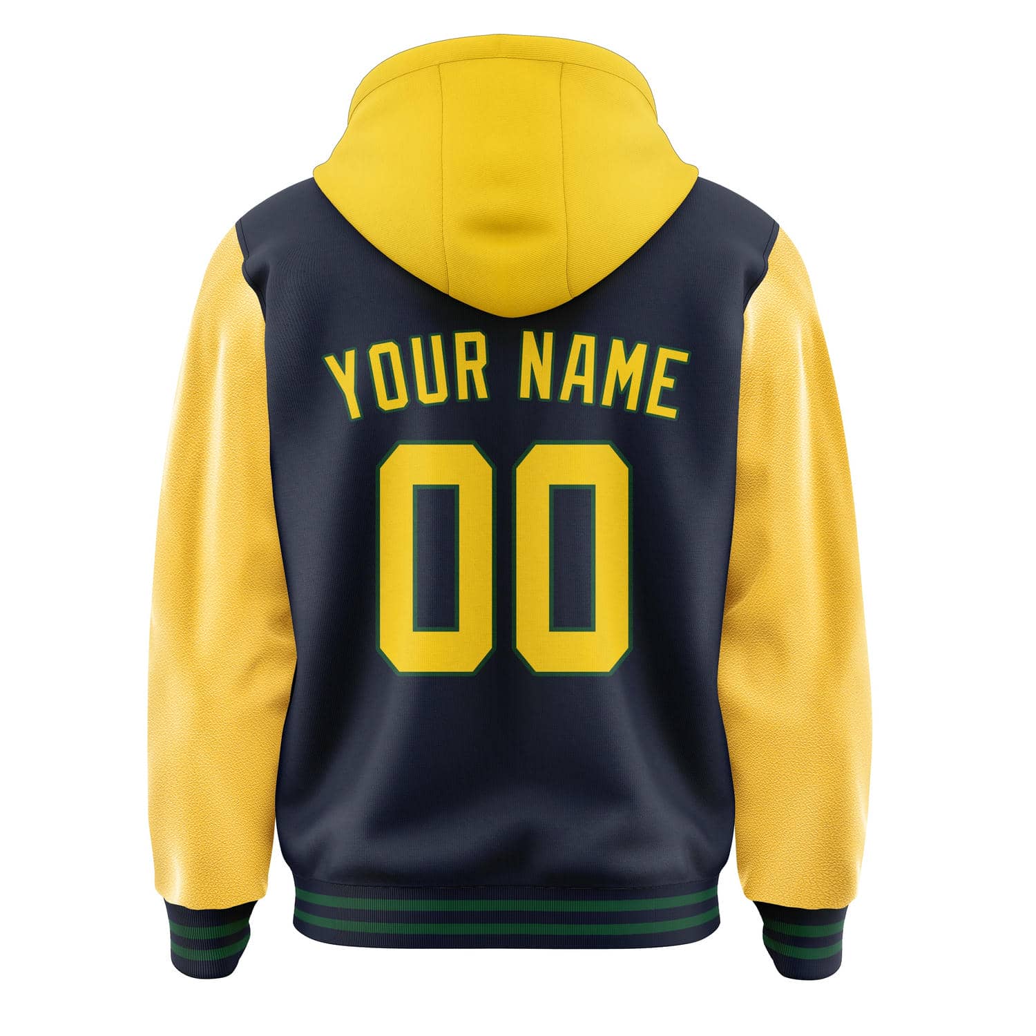 Maßgeschneidertes Stahlblau Gold Jacke