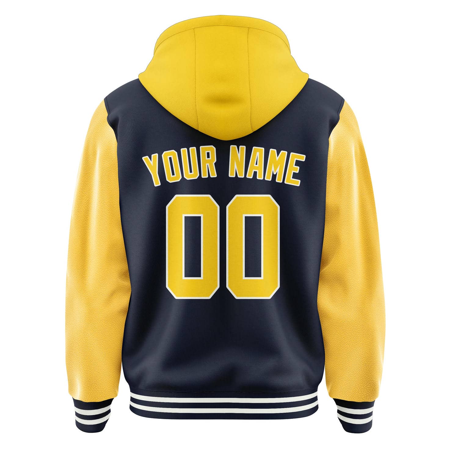 Maßgeschneidertes Stahlblau Gold Jacke