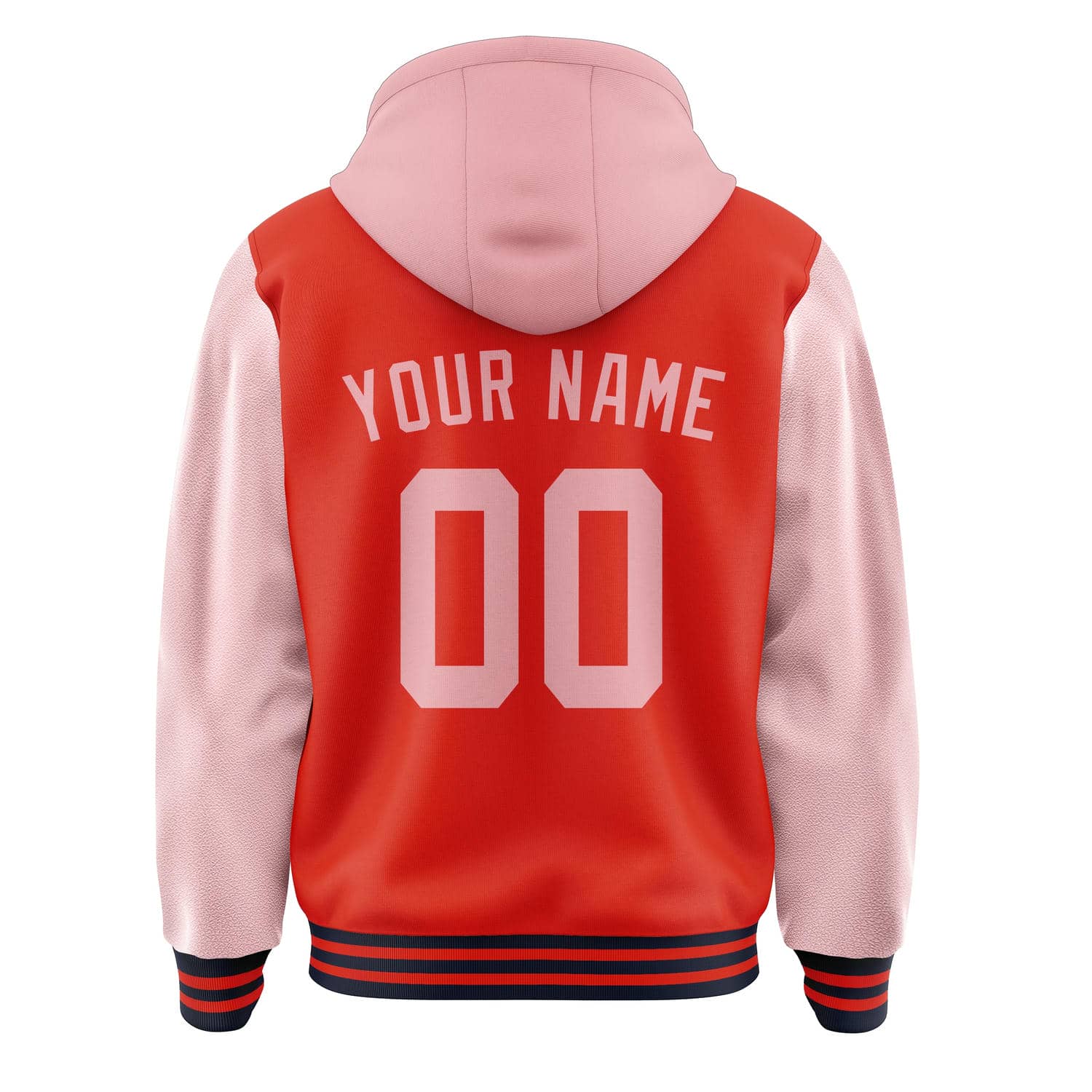 Maßgeschneidertes Orangerot Rosa Jacke