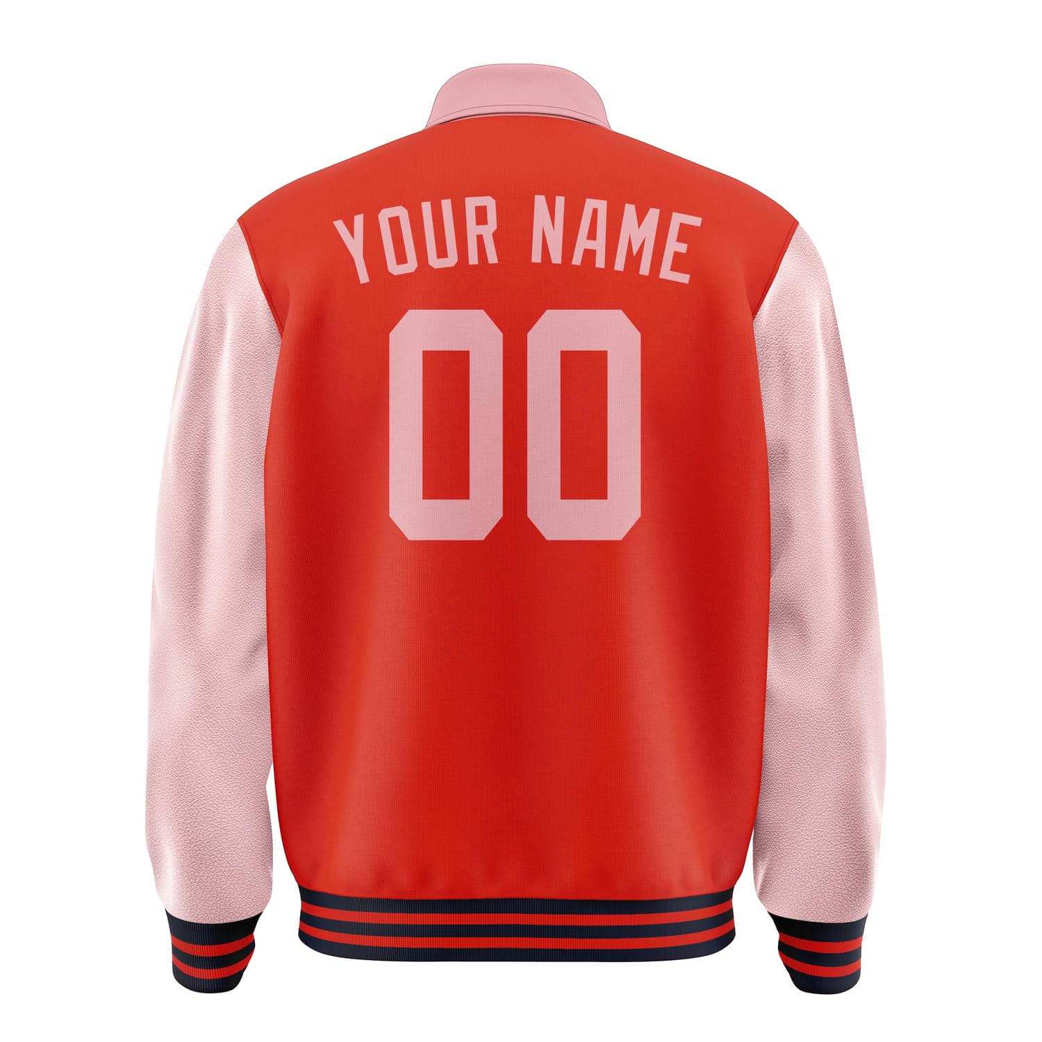 Maßgeschneidertes Orangerot Rosa Jacke