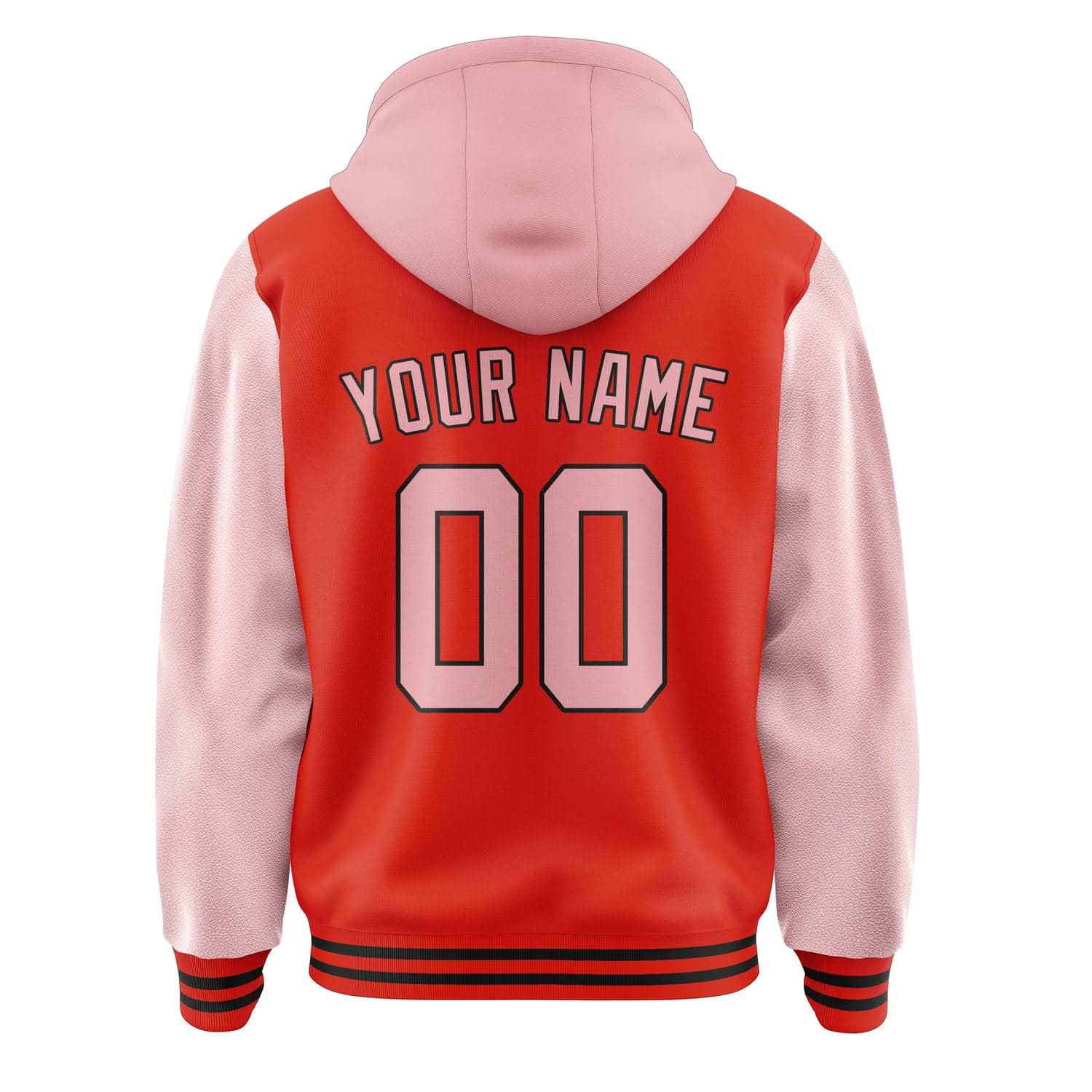 Maßgeschneidertes Orangerot Rosa Jacke